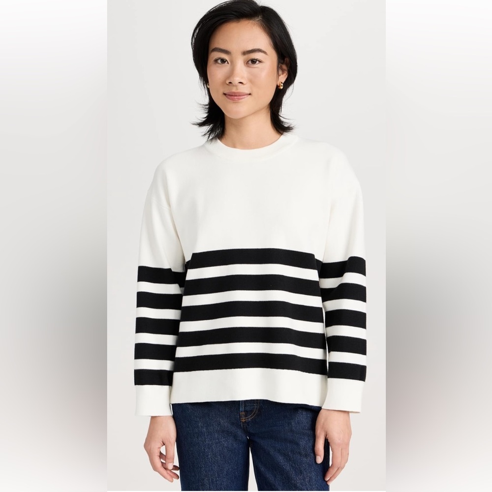 NWT Striped Crewneck Sweater (S/M) by English Factory